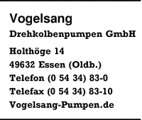 Vogelsang Drehkolbenpumpen GmbH