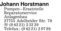 Horstmann, Johann