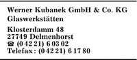 Kubanek GmbH & Co. KG, Werner