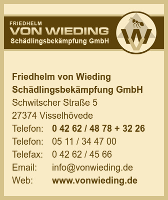 Friedhelm von Wieding Schdlingsbekmpfung GmbH