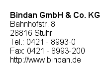 Bindan GmbH & Co. KG