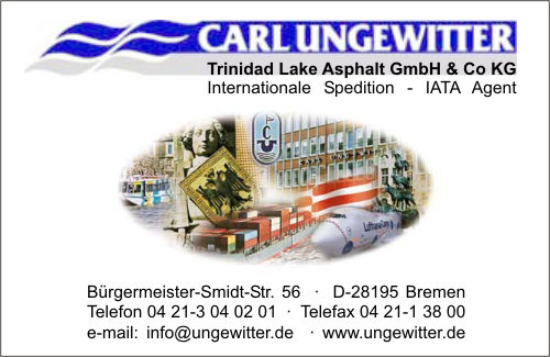 Ungewitter Trinidad Lake Asphalt GmbH & Co KG, Carl