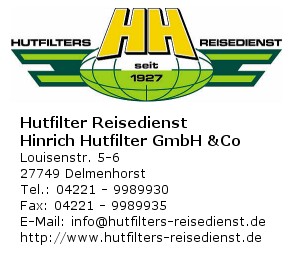 Hutfilter Reisedienst Hinrich Hutfilter GmbH &Co