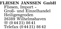 Fliesen Janssen GmbH