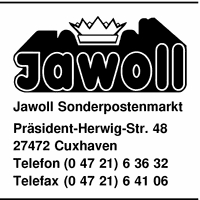 Jawoll Sonderpostenmarkt