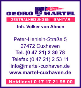 Georg Martel Zentralheizungen-Sanitr Inh. Volker von Ahnen