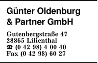 Oldenburg & Partner GmbH, Gnter