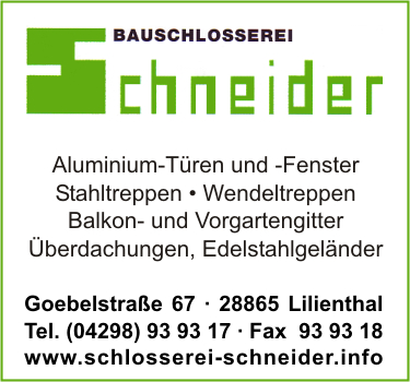 Schneider Bauschlosserei GmbH
