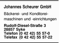Scheurer, Johannes, GmbH