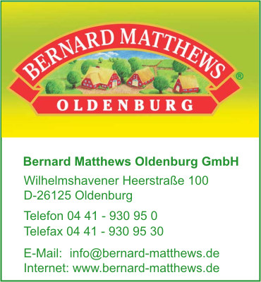 Matthews Oldenburg GmbH, Bernard