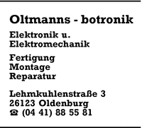 Oltmanns - botronik