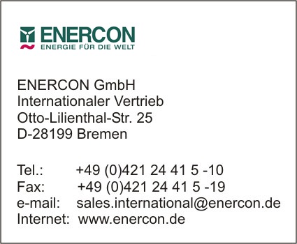 ENERCON GmbH - Vertrieb International