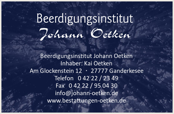 Beerdigungsinstitut Johann Oetken