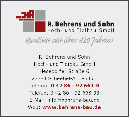 R. Behrens und Sohn, Hoch- und Tiefbau GmbH