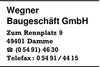 Wegner Baugeschft GmbH
