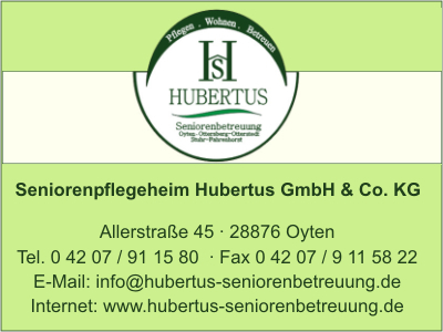 Seniorenpflegeheim Hubertus GmbH & Co. KG