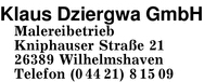 Dziergwa GmbH, Klaus