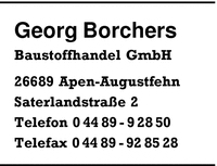 Borchers GmbH, Georg