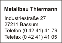 Metallbau Thiermann