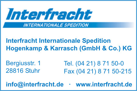 Interfracht Internationale Spedition Hogenkamp & Karrasch (GmbH & Co.) KG